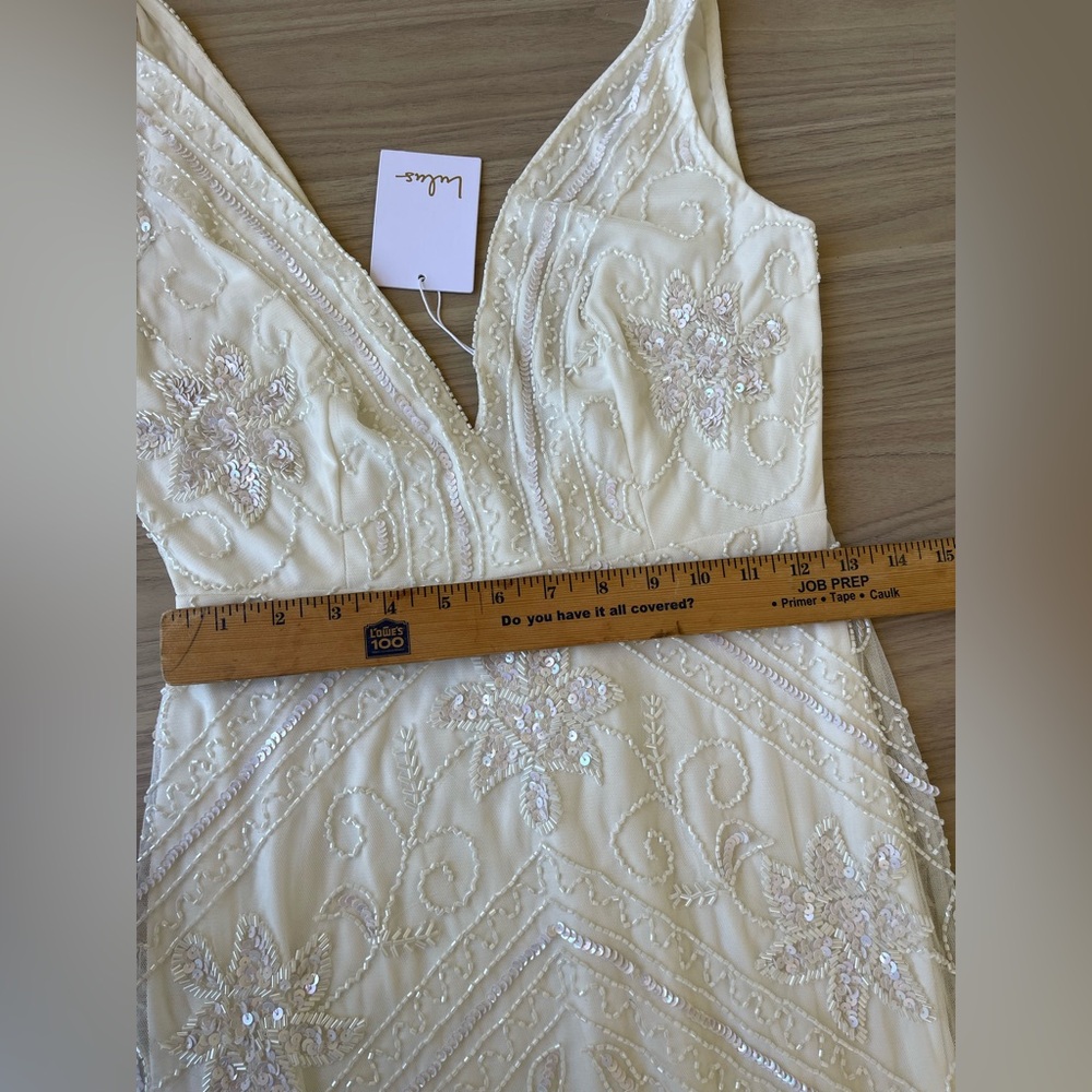 Lulu's White Lace Wedding Dress - Picture 12 of 16